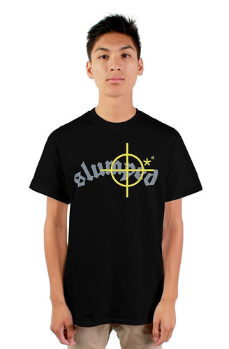 slumped crosshairs tee (yellow)