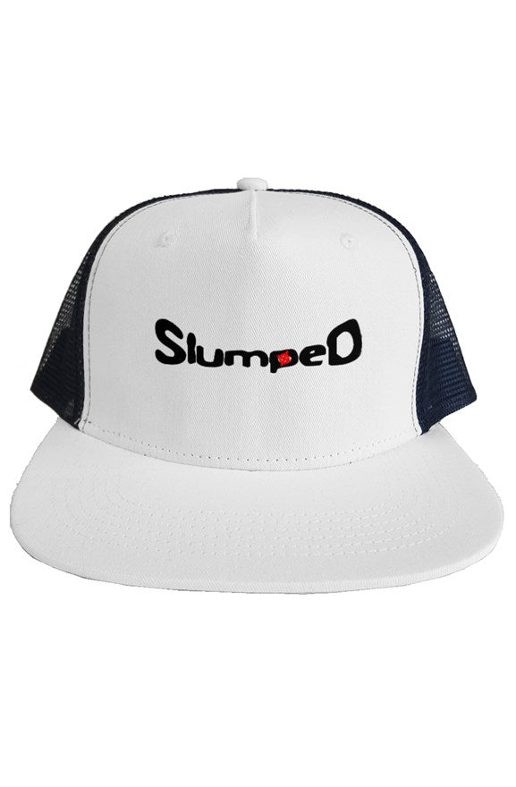 slumped red-dot trucker